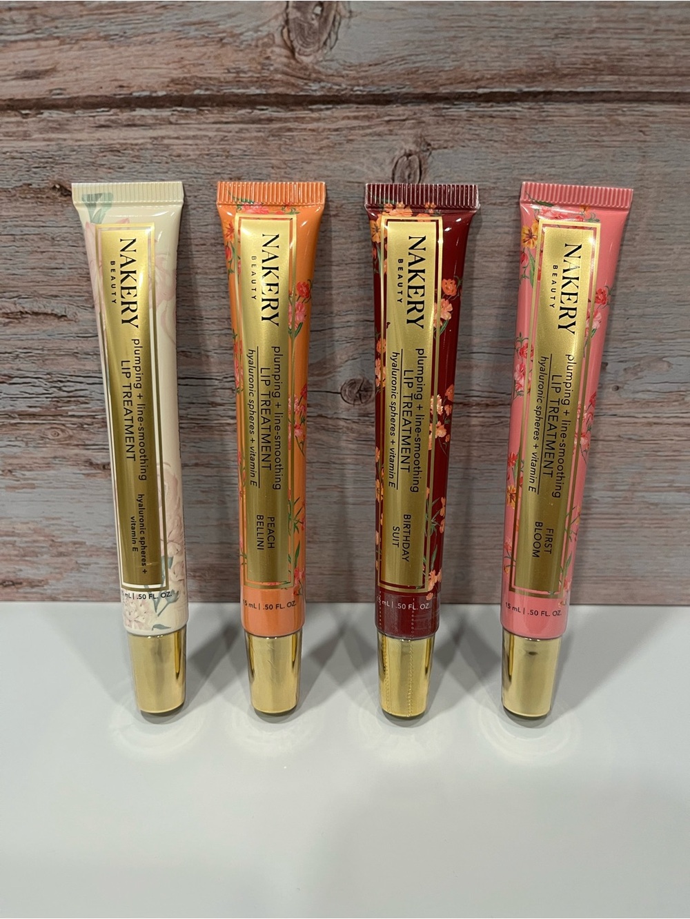 Nakery Plumping Lip Treatment Set of 4